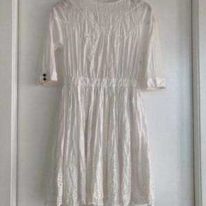 White Lace Summer Dress - All Saints SpitalFields Designer